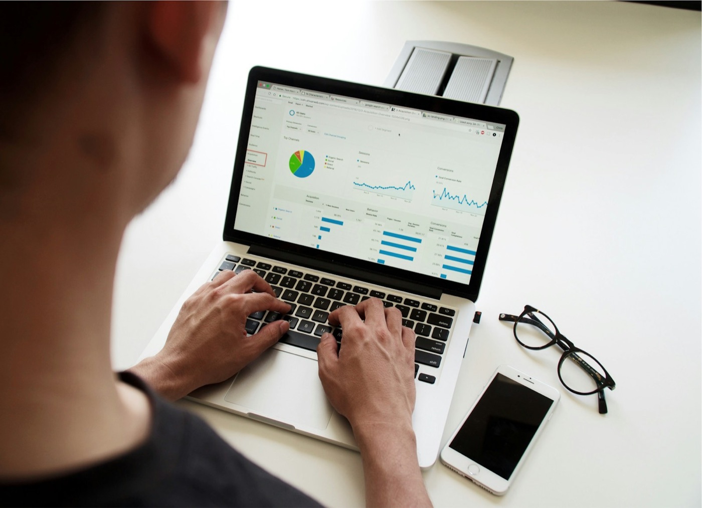 Analyse de données de prospection sur un ordinateur portable